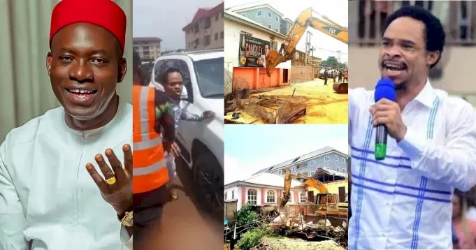 Anambra Governor, Charles Soludo reveals why Pastor Odumeje's church was demolished