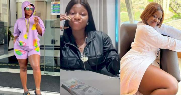 Destiny Etiko reacts after Luchy Donalds exposed secret behind her curvy body-shape (Video)
