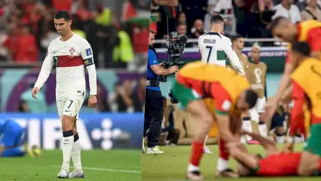 World Cup: Cristiano Ronaldo shares emotional statement after Portugal's defeat to Morocco