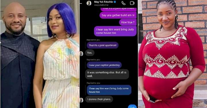 Leaked chats surface as Yul Edochie's wife, May reacts to husband's decision to bring Judy Austin into same matrimonial home