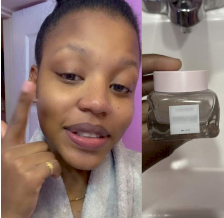 Woman, 26, rubs friend's sp3rm on her face claiming it gives her clear skin and she won't have to buy expensive creams again (video)