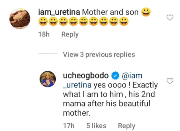 Uche Ogbodo reacts after troll called her and younger lover, Bobby Maris 'mother and son'