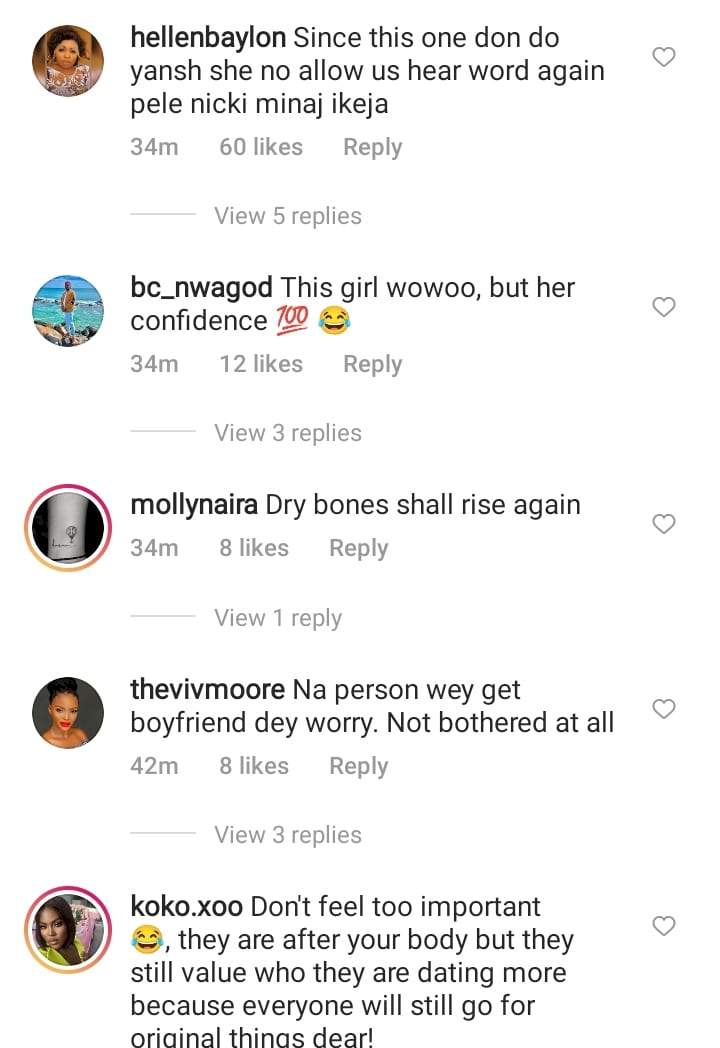 'Since she do yansh, she no allow us hear word again' - Ladies shade Khloe over recent comment about their boyfriends