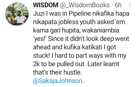 Man narrates how he paid jobless youths to pull out his car after they tricked him to drive into deep muddy section of a road