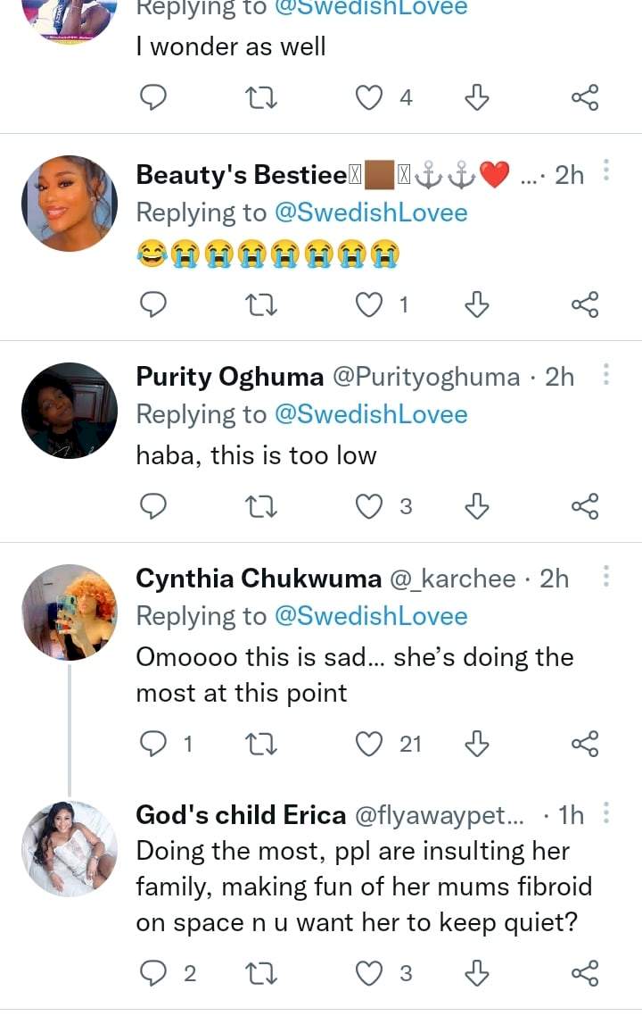 'What will happen If I have your fave's time'- BBN Phyna Says In Now Deleted Tweets (Screenshot)