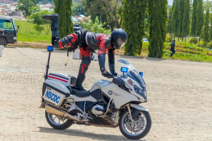 NSCDC mourns death of first outrider who passed on while performing motorbike stunt