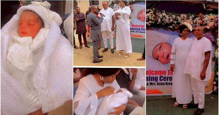 Nigerian couple welcome their first child after 18 years of waiting (Photos)