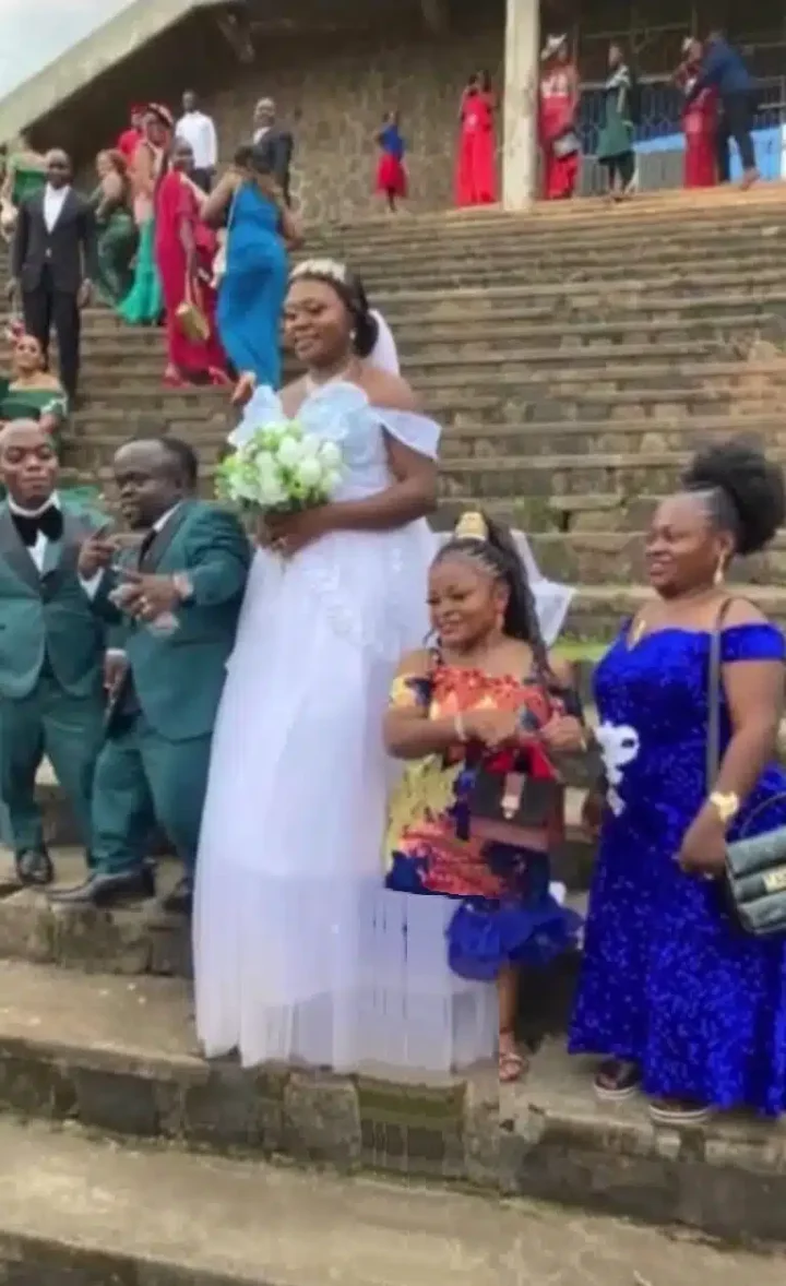 Cameroonian couple causes stir following wedding event (Video)