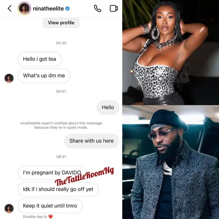 'My page was hacked' - US-based lady claims after messaging a blog to reveal she's pregnant for Davido