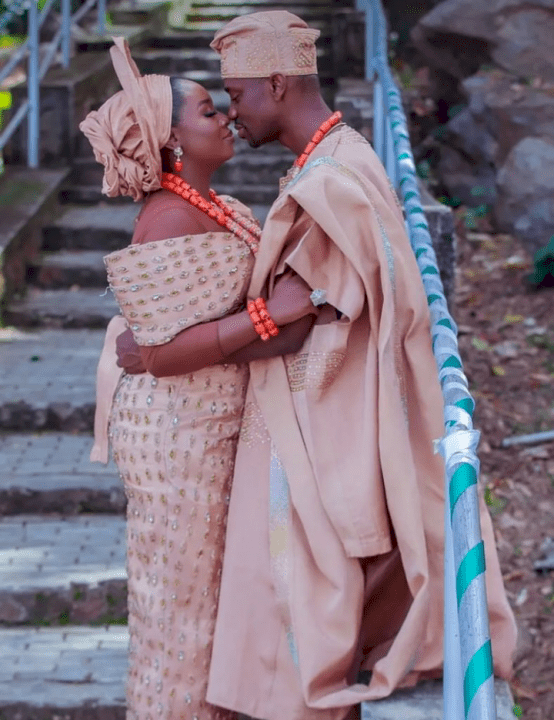 Actor, Adedimeji Lateef and Actress, Mo Bimpe Finally Tie the Knot (Photos)