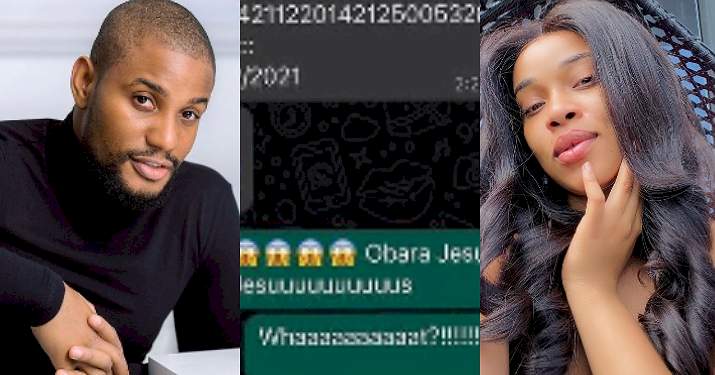 "Anu ewu" - Alex Ekubo tackles Onyi Alex as he exposes conversation with her