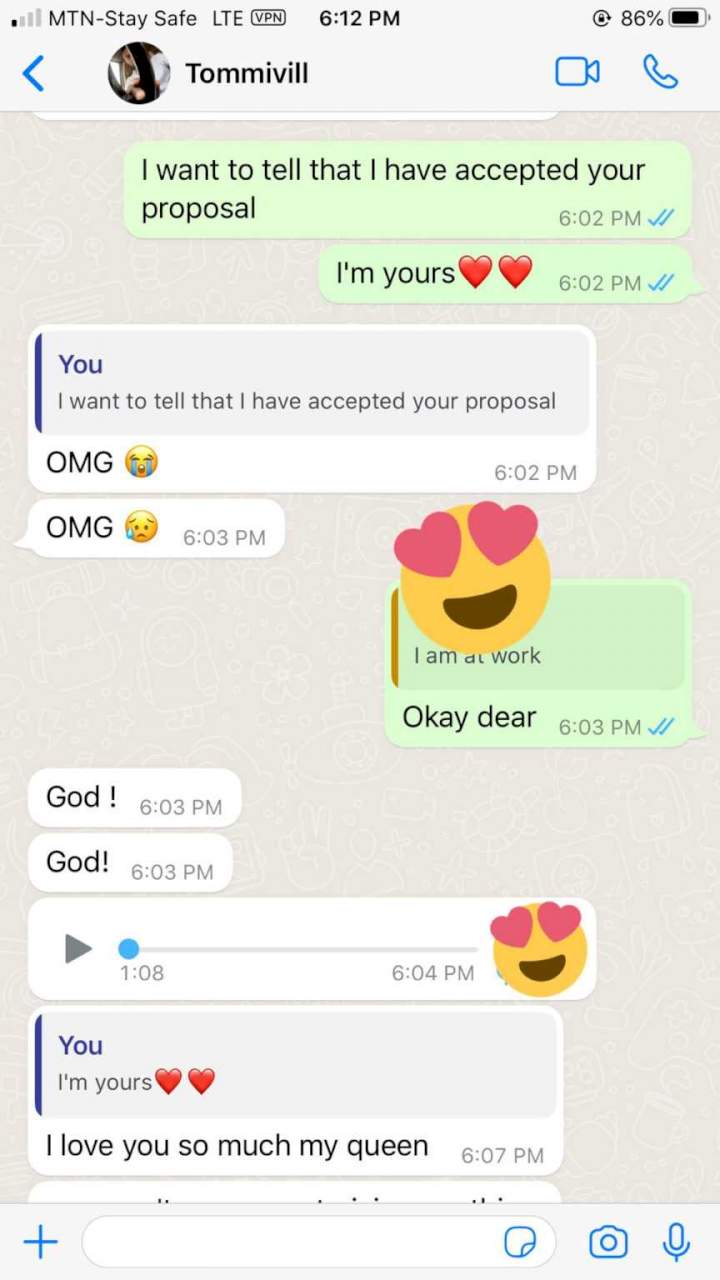 Lady who got dumped by boyfriend on Christmas day, finds love again in space of minutes (Screenshots)