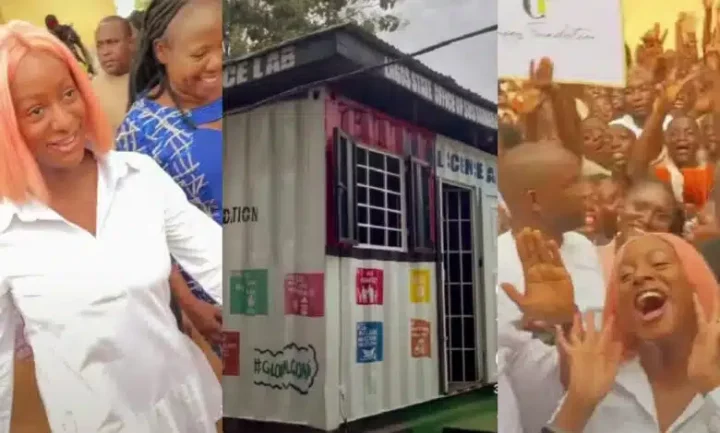 Praises pour in for DJ Cuppy as she builds a virtual lab in Lagos (Video)