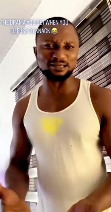 Your bride price was costly and you're telling me you won't go 6 rounds - Man queries wife for refusing him (Video)