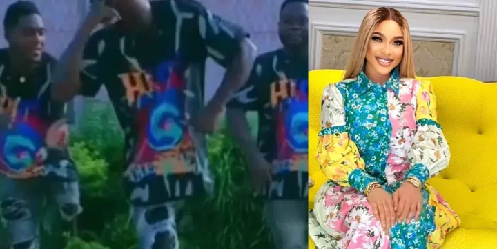 Tonto Dikeh wins hearts as she blesses amputees with prosthetic legs (Video)