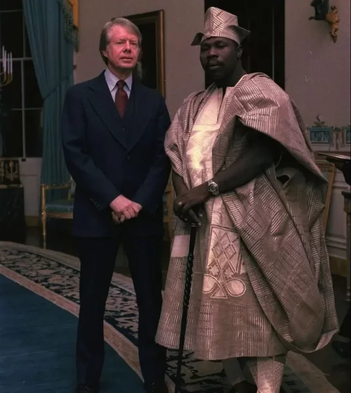 Influencer Enioluwa recreates Obasanjo's iconic 1977 White House photo