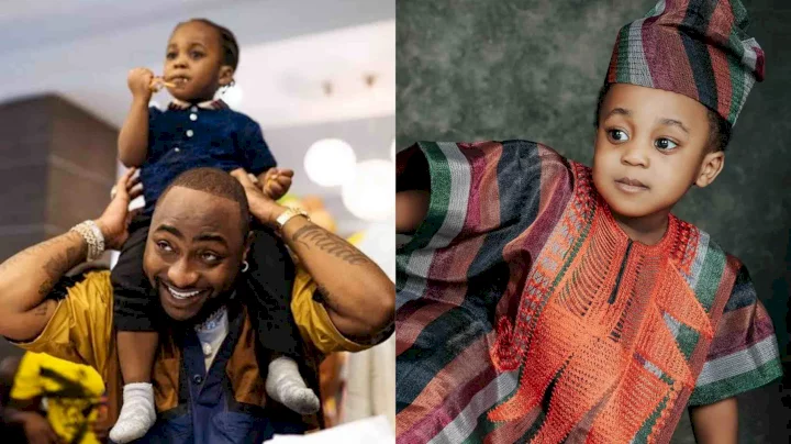 Davido declares son, Ifeanyi, an automatic billionaire