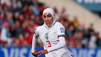 Morocco's Benzina is first player in Hijab at Women's World Cup