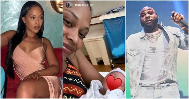 "Gistlover go explain taya" - Nigerians drag blogger as Amanda reveals owner of baby she recently posted