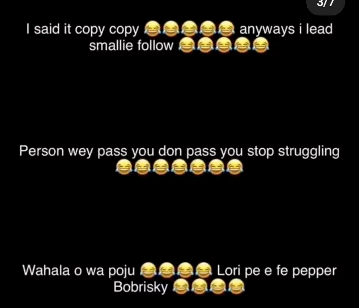 'Copy copy; person wey pass you pass you' - Bobrisky drags Papaya Ex over housewarming party, alleges she's claiming someone's house