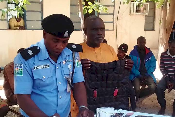 Police arrest notorious spiritualist who specializes in preparing criminal charms for bandits terrorizing Katsina, Kaduna and Zamfara states 
