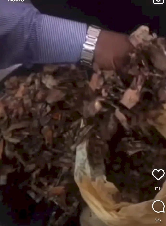 Nigerian man takes his piggy box to the bank only to discover that all his money has decayed (Video)