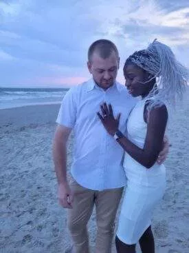 Chibok Girl Who Escaped Boko Haram Abduction Gets Engaged To Lover In US(Photos)