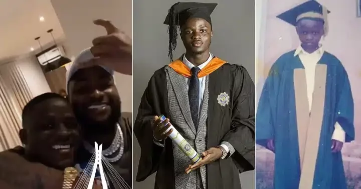 Davido's son Abdumalik graduates from university (Photos)