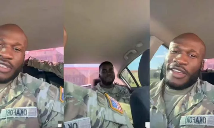 "We no come this life to suffer" - Nigerian men explain why they chose to join US Army instead of Nigerian Army (Video)