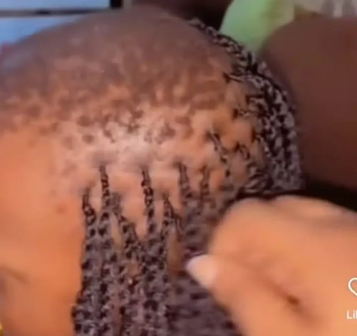 'This should be illegal' - Netizens left speechless as mother forces hair extensions on young daughter's head