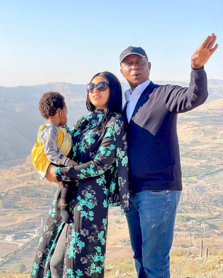 Regina Daniels co-wife Laila Charani, unfollows her on Instagram, while she vacations with Ned Nwoko abroad