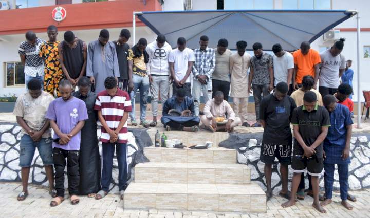 Two herbalists, 24 others arrested for alleged cyber fraud in Ibadan
