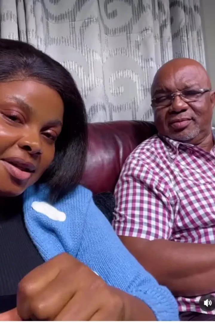 'My Superhero' - Bimbo Ademoye showers accolades on her father, shares fun moments on birthday (Video)