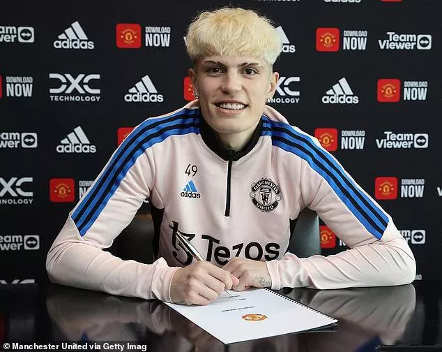 Alejandro Garnacho signs a new 5-year contract at Man United after he was blocked from playing at the Under-20 World Cup