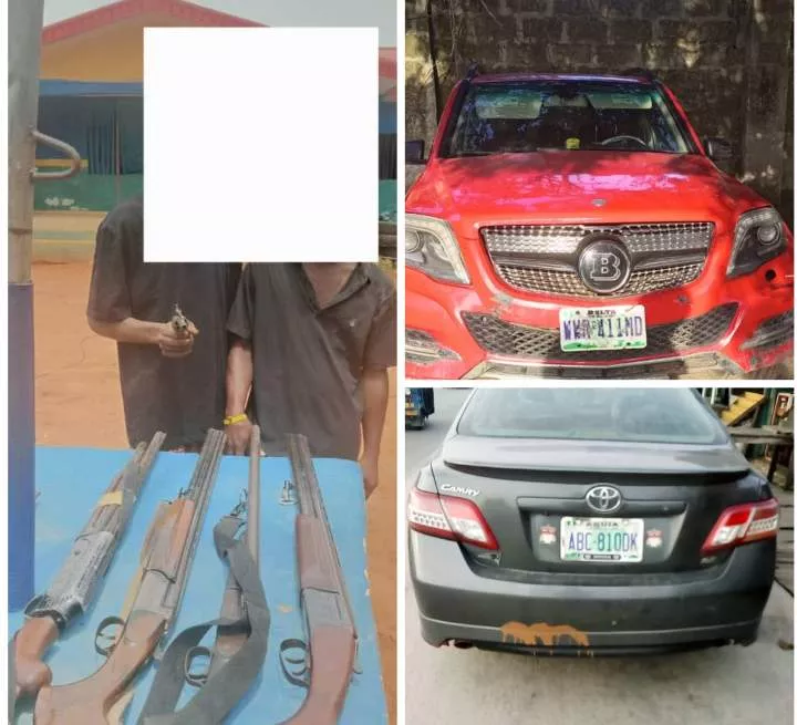 Police arrest two suspected cultists, recover arms and stolen vehicles in Delta