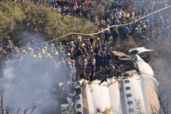 Plane crashes, claims 68 people
