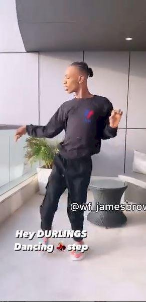 Cross dresser, James Brown finally releases first song, ‘Hey Durling’, debuts dance move for it (Video)