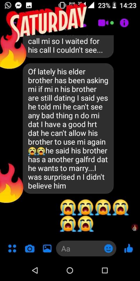 He saved my number on his phone as landlord's son - Lady left heartbroken after her boyfriend of 9 years who she pays his house rent dumps her for another