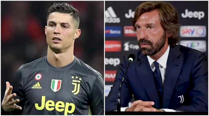 Juventus vs Inter Milan: Pirlo comments on Serie A 3-2 win, reveals how Ronaldo reacted
