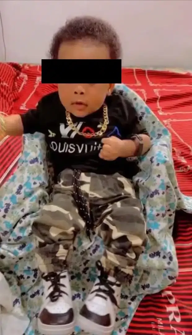 Lady cries out as her mother dresses her son in a feminine outfit (Video)