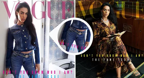 Controversy as Ronaldo's girlfriend called out over 'photoshop' claims in Vogue cover shoot