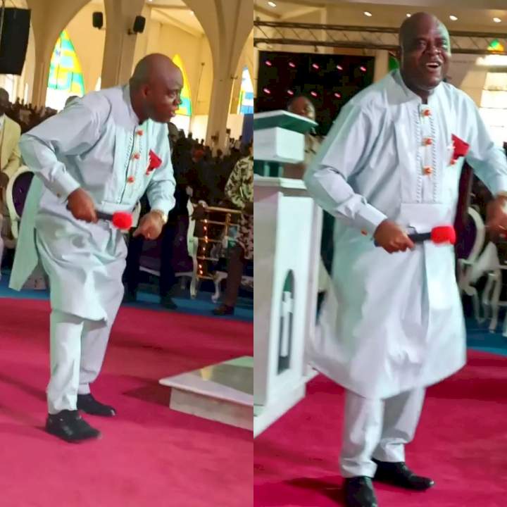 Watch Bayelsa state governor showing off his dancing skills (video)