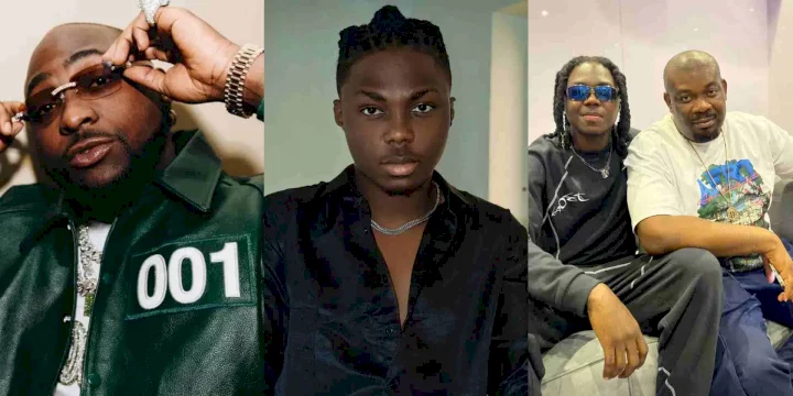 Davido reacts as Don Jazzy unveils new artiste, Bayanni