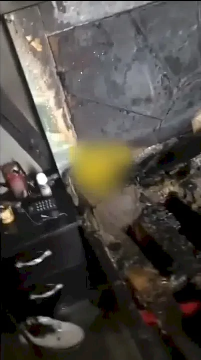 Lady sets boyfriend's apartment on fire for cheating on her (Video)