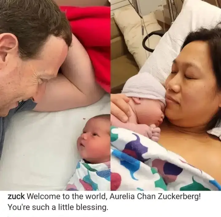 Mark Zuckerberg and wife welcome 3rd child (Photos)