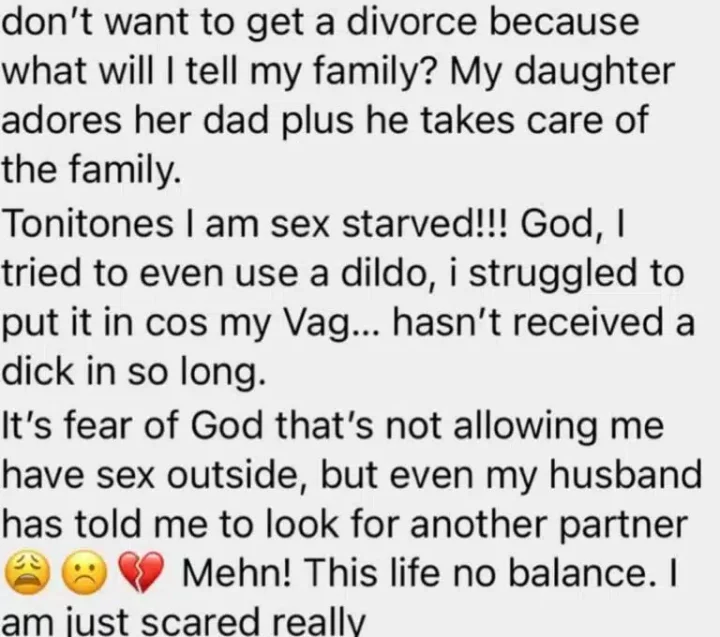 'My husband is gay; I still beg him for sex but he isn't ready to' - Heartbroken woman cries out