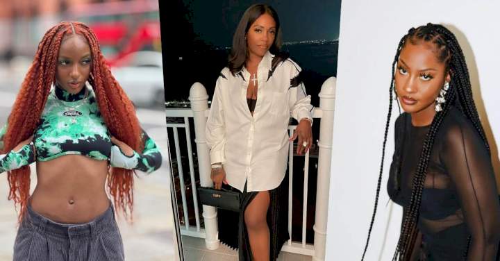 "Tiwa Savage never acknowleged Tems, Ayra Starr" - Fan questions singer on support for women