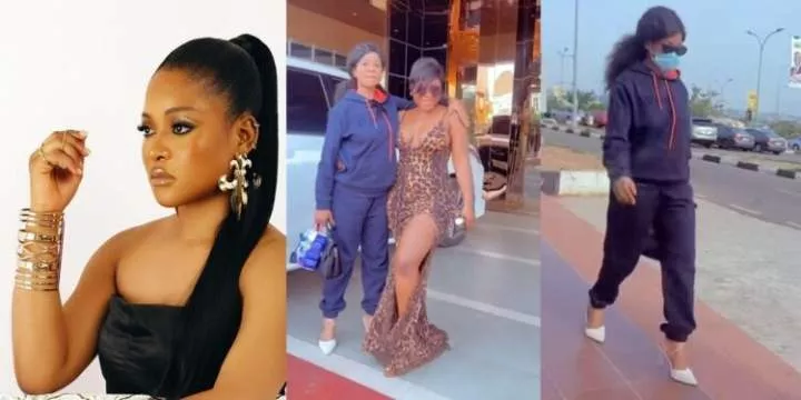 BBNaija star, Phyna reacts after she was dragged over her outfit during link-up with Destiny Etiko