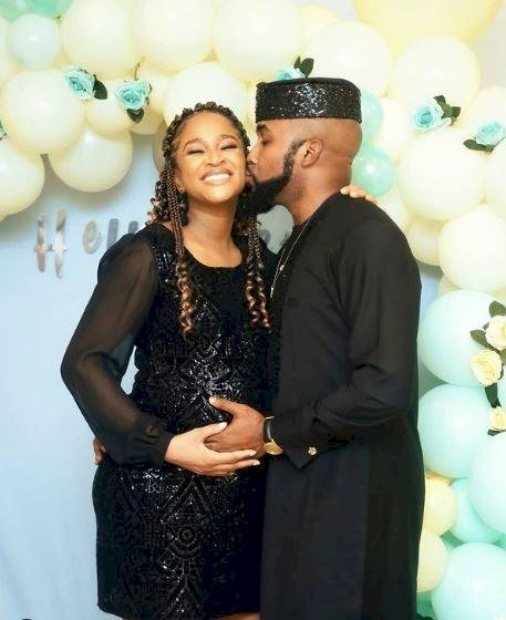 Singer, Banky W and wife, Adesua burst into tears as they open up on twin loss (Video)
