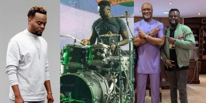 American gospel singer, Travis Greene reacts as House On The Rock drummer dies during church service